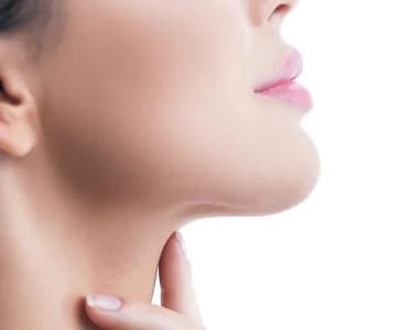 Unscharfe Jawline